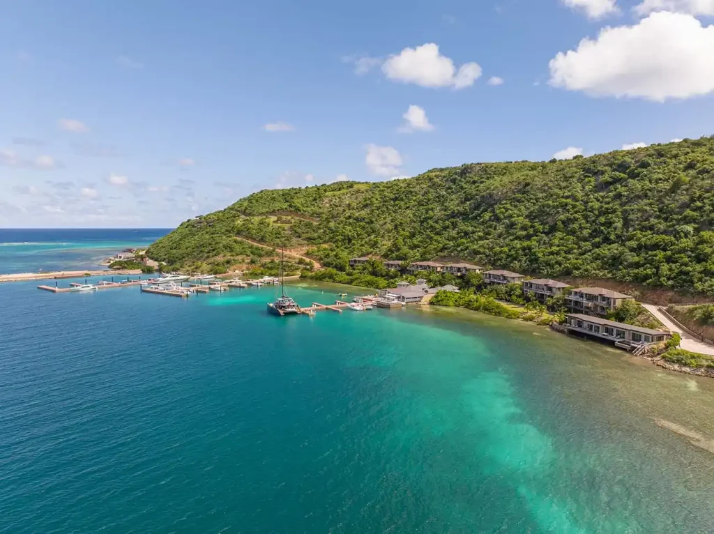 Luxury waterfront residence overlooking North Sound on Virgin Gorda.