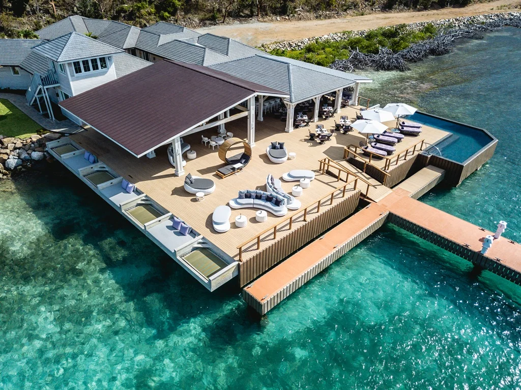 Oil Nut Bay Marina Village Side View
