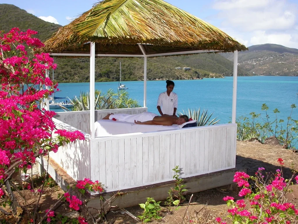 spa massage tent